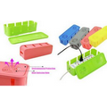 Plastic safe socket Patch Board Power Cord Storage Box